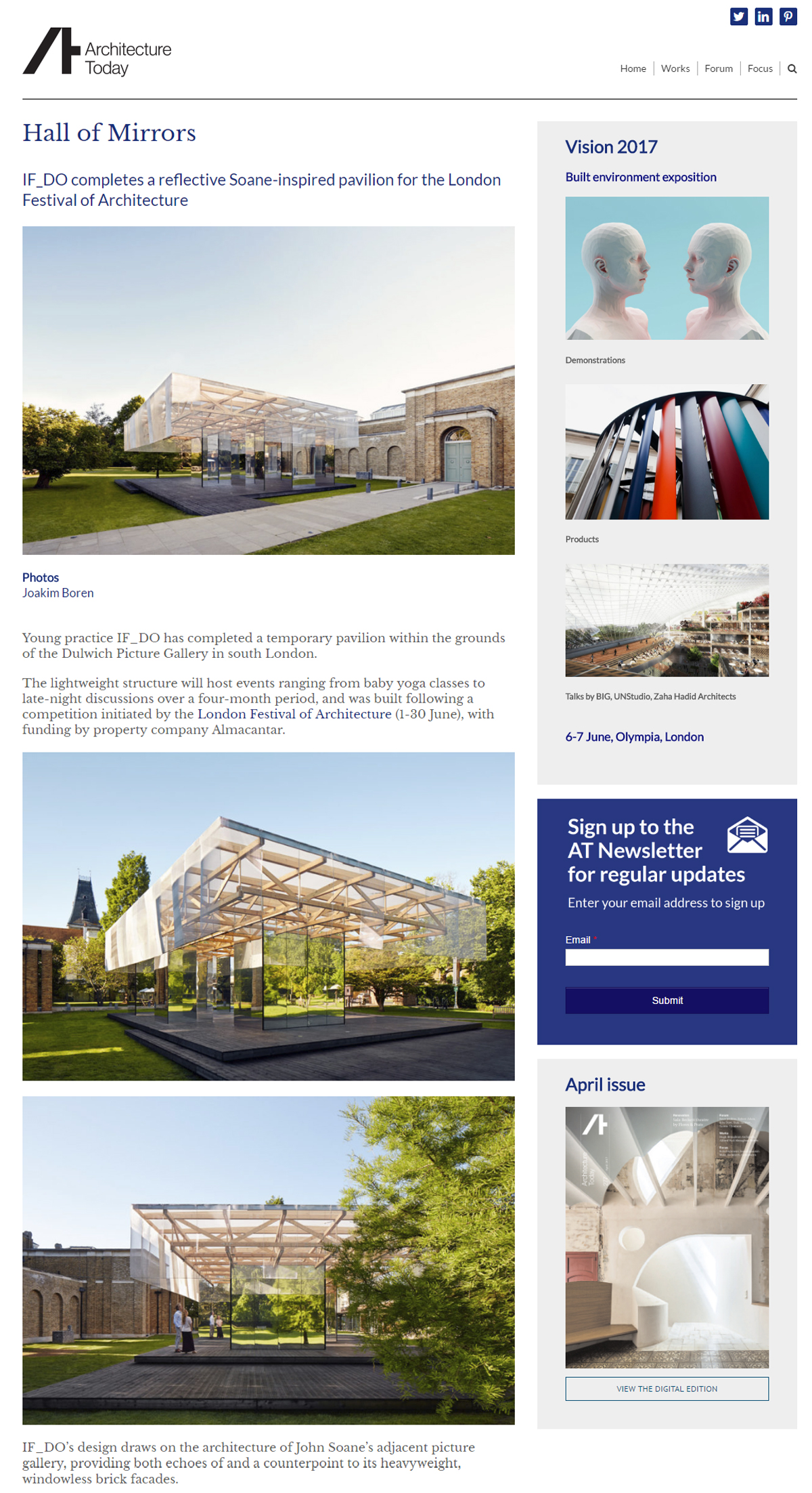 lightweight timber roof pavilion competition winner dulwich