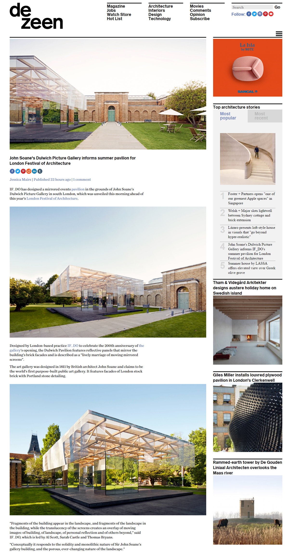 lightweight timber roof pavilion competition winner dulwich